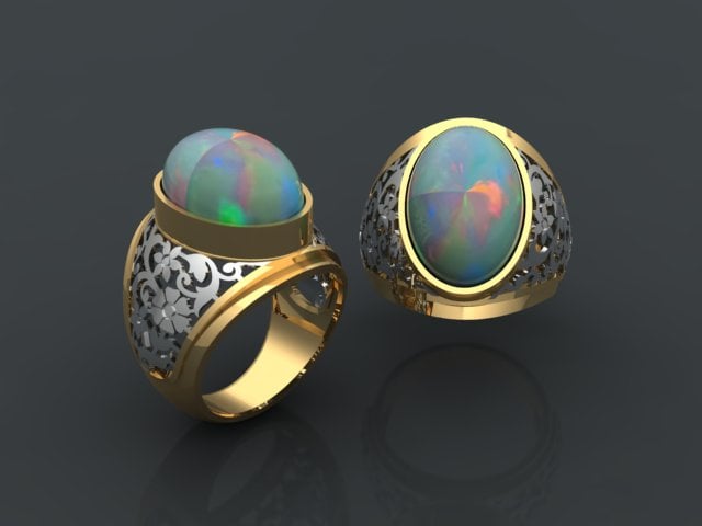 I will design custom 3D CAD jewelry models ready for 3D printing - portfolio - 0