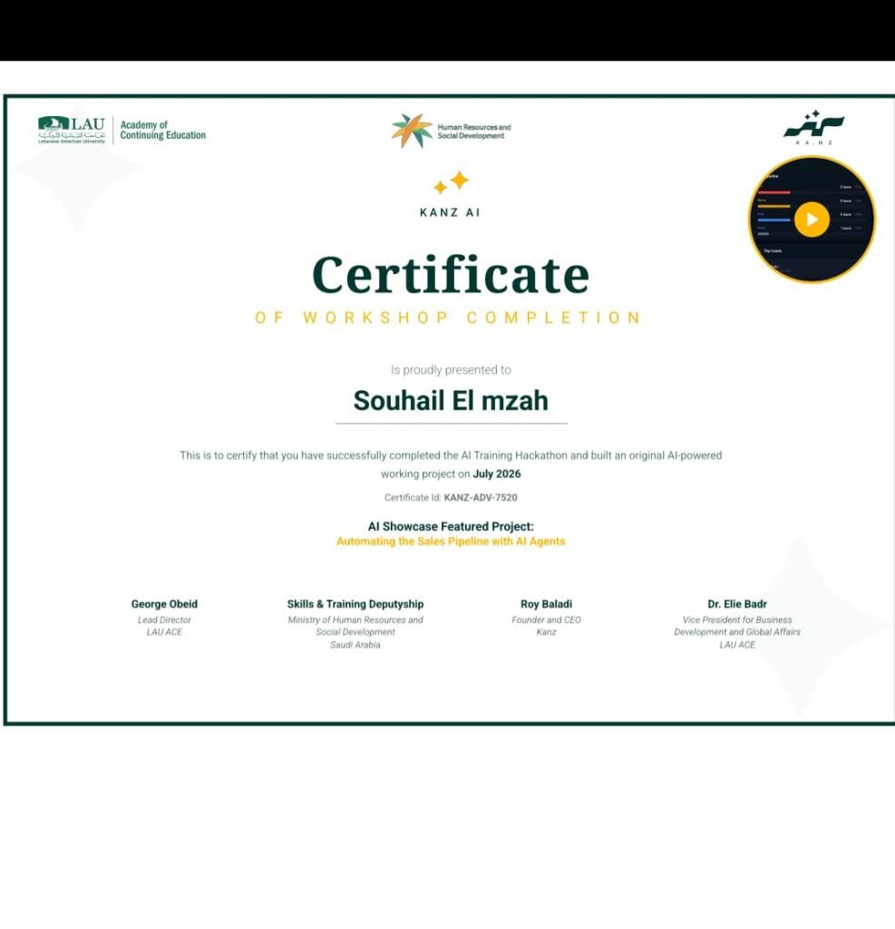 Souhail El mzah - portfolio - 2