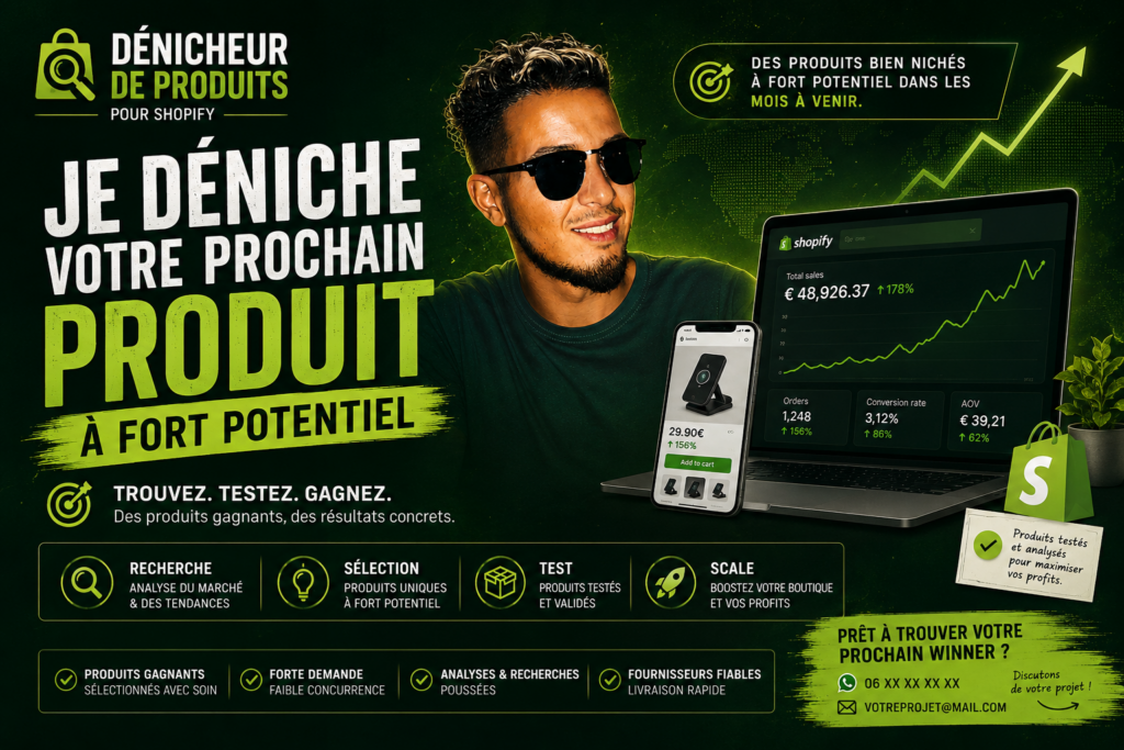 Denicheur de produit Shopify a fort potentiel - portfolio - 0