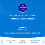 Salesforce Platform Administrator