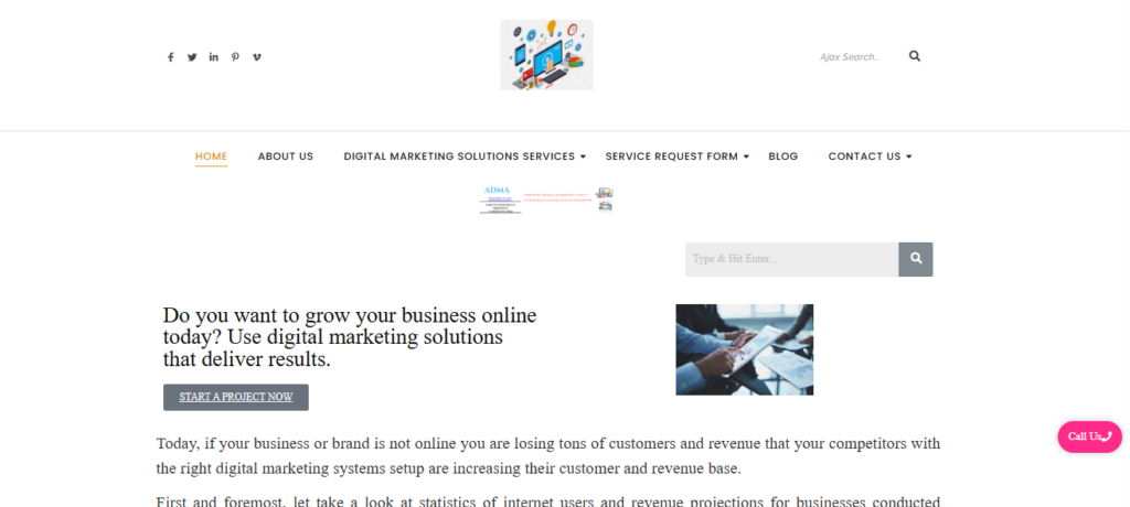 Création de site web - portfolio - 0
