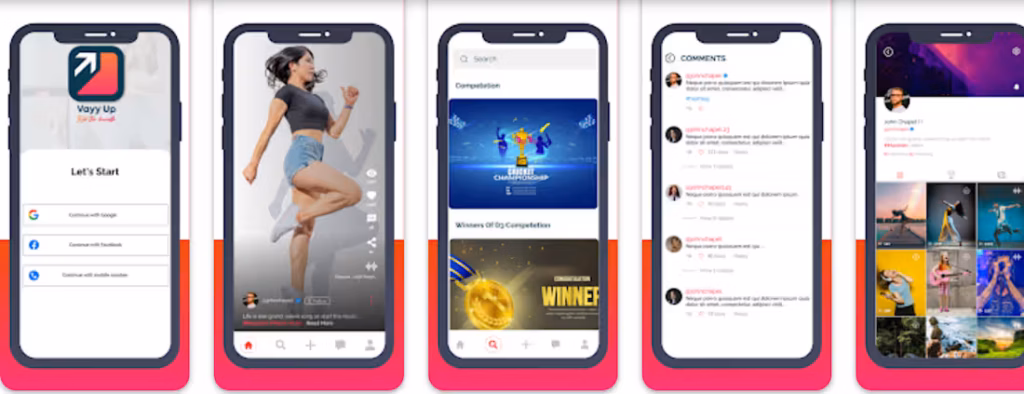 React Native Video Social Mobile App Development - portfolio - 0