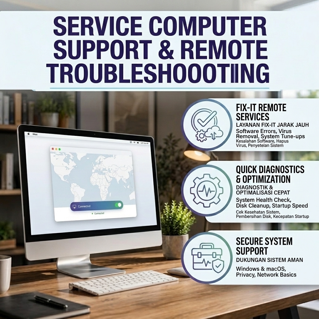 Support informatique et dépannage à distance - portfolio - 0