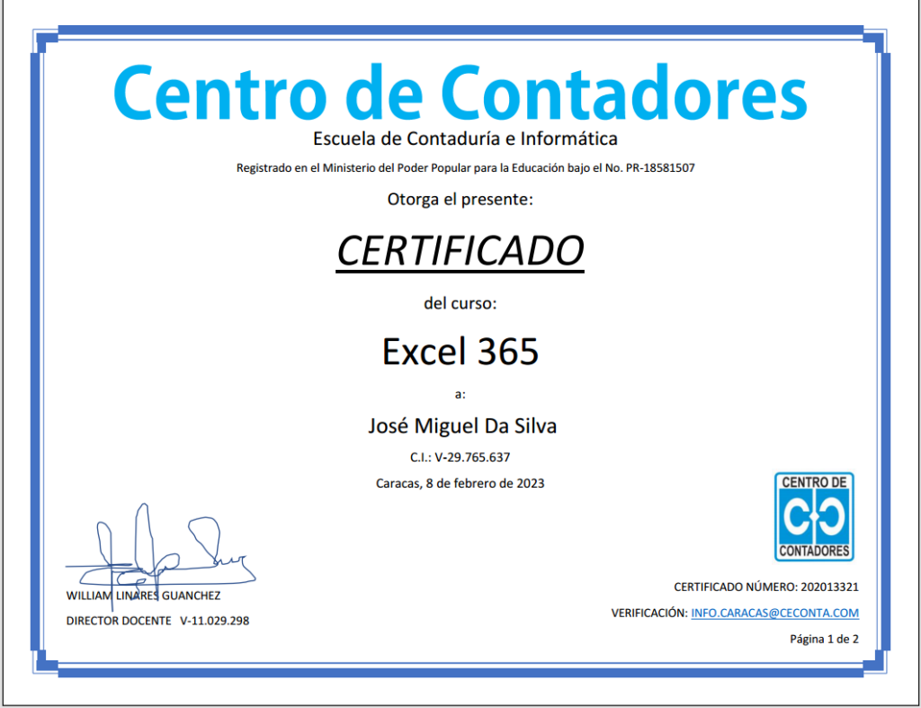 Excel - portfolio - 2