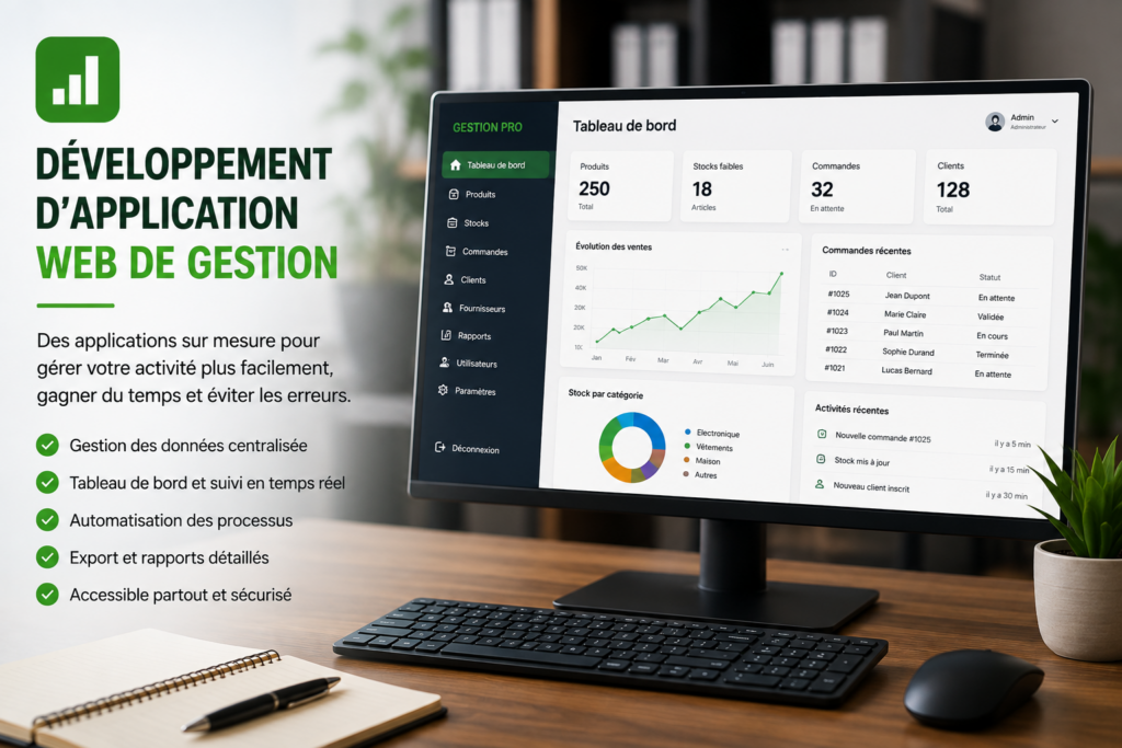 Développement d'application web de gestion - portfolio - 0