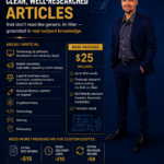 SEO & Niche Articles Across Tech, Marketing, Legal & Business