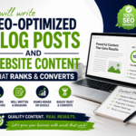 J’écrirai des articles de blog optimisés SEO et du contenu web qui classent et convertissent