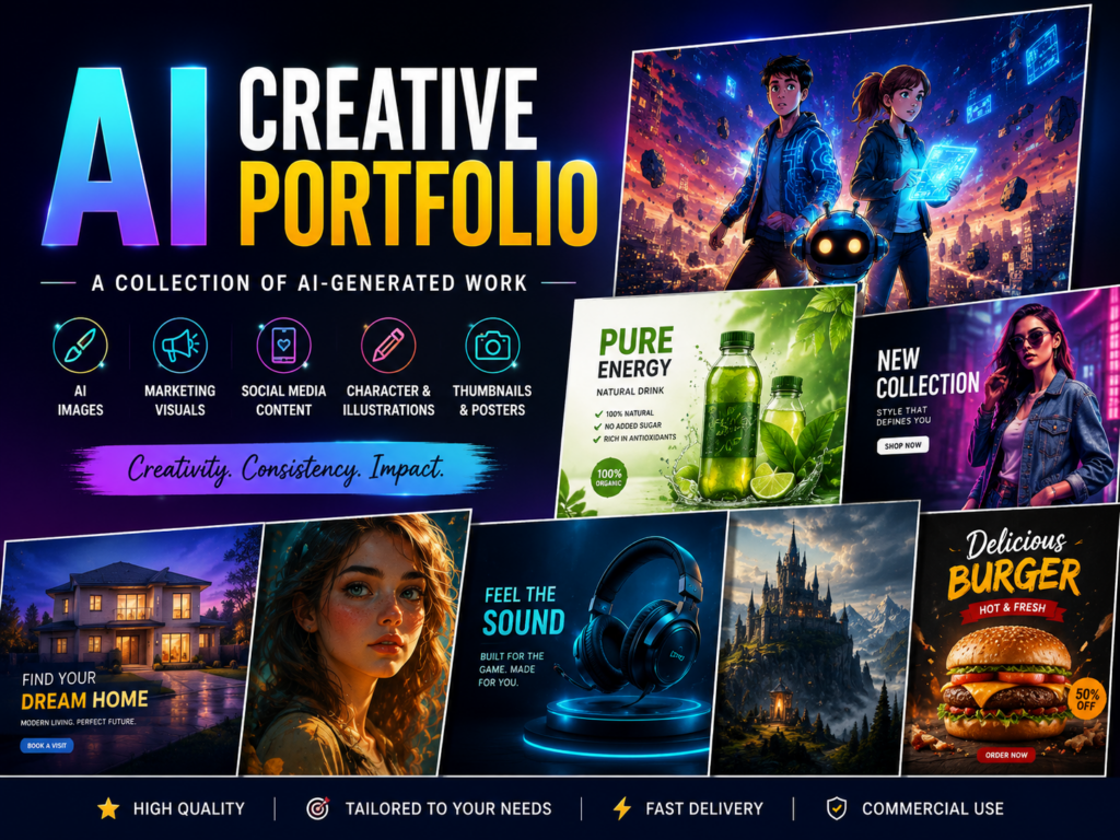 Je vais créer des vidéos promotionnelles générées par IA et des vidéos promotionnelles de marque - portfolio - 0