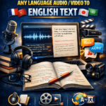 I will translate and transcribe any language audio or video into English text