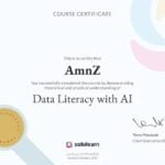 Data Literacy with AI