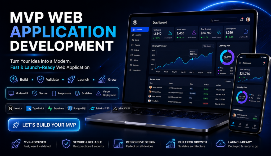 I will develop your professional SaaS MVP using Next.js, Supabase, and TypeScript. - portfolio - 0