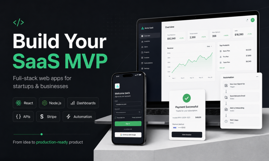 SaaS MVP Development - portfolio - 0