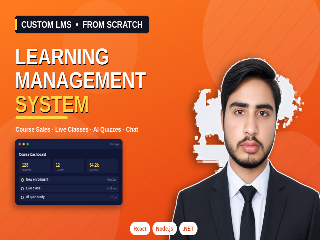 Vous bénéficierez de Développement LMS personnalisé | Système de gestion de l’apprentissage - portfolio - 0
