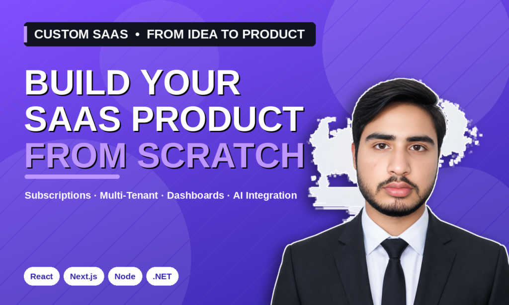 You will get Custom SaaS Development | Web App & Dashboard - portfolio - 0