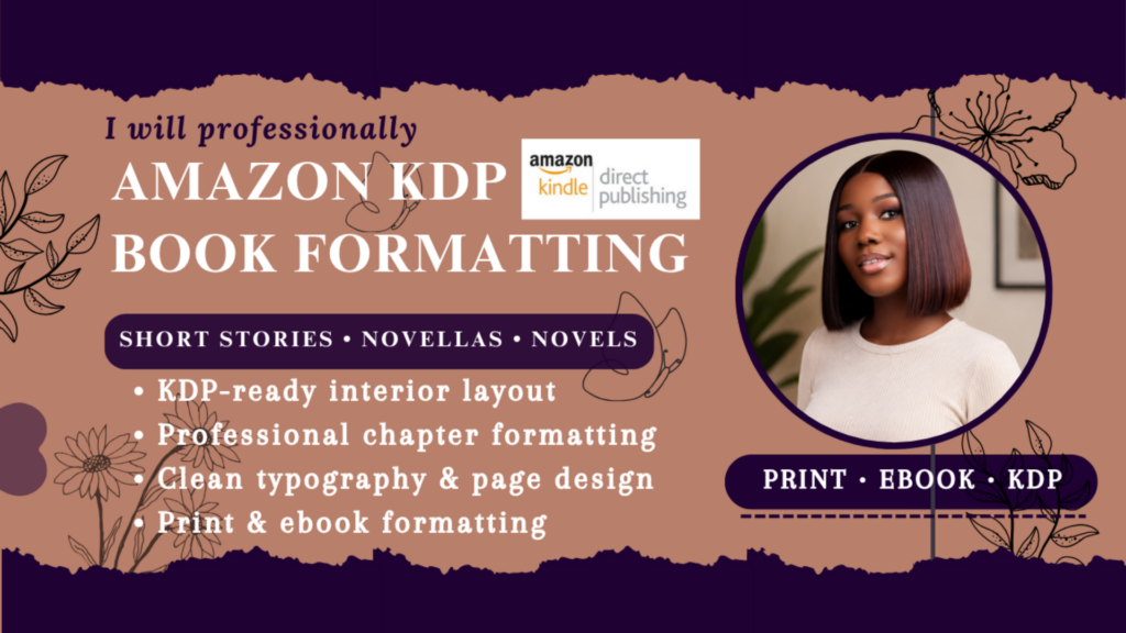 I will format your book for Amazon KDP up to 30,000 words in 3 days