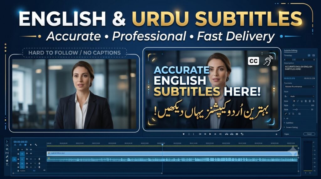 I will make accurate video subtitles or closed caption - portfolio - 2