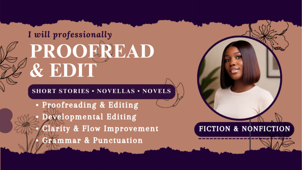 I will professionally edit and proofread up to 10,000 words of your book in 3 days
