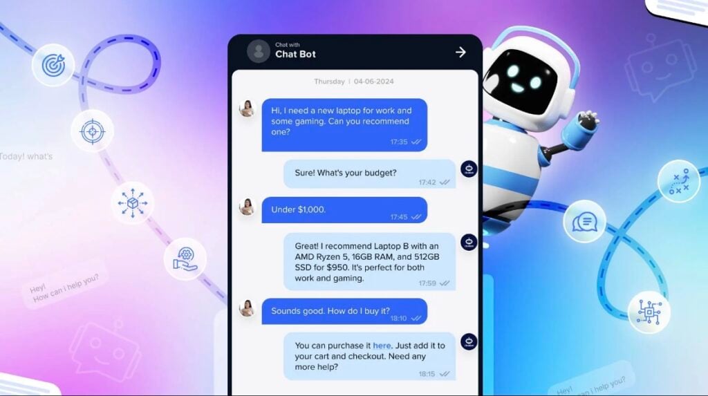Je conçois des chatbots et agents IA sur mesure pour aider les petites entreprises locales à automatiser leur relation client : réponses automatique - portfolio - 0