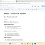 Je vais installer un système de conversion par LED IA - À distance