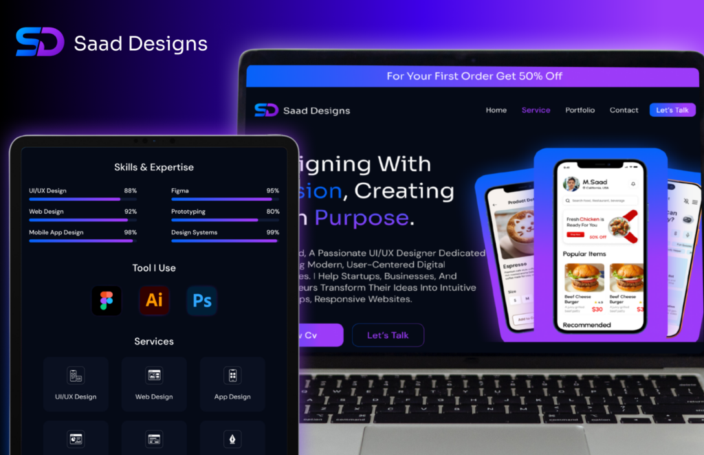Refonte du site web - portfolio - 1