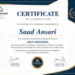 Certificat de conception UX UI