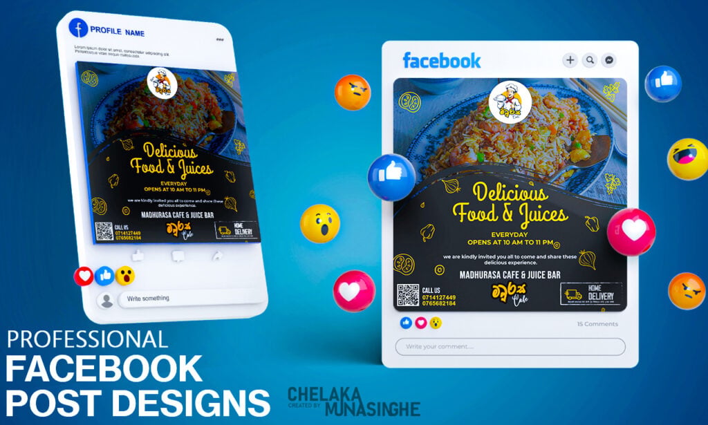 I will design creative instagram facebook post design - portfolio - 0