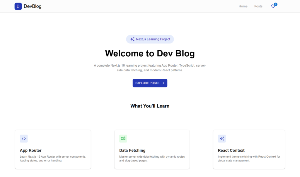 Interactive Blog Posts App Using Next.js - portfolio - 0