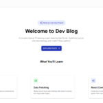 Interactive Blog Posts App Using Next.js - Remote