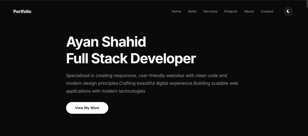 Ayan Shahid - portfolio - 0