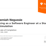 Y Combinator - العمل كمهندس برمجيات في محاكاة وظائف ناشئة