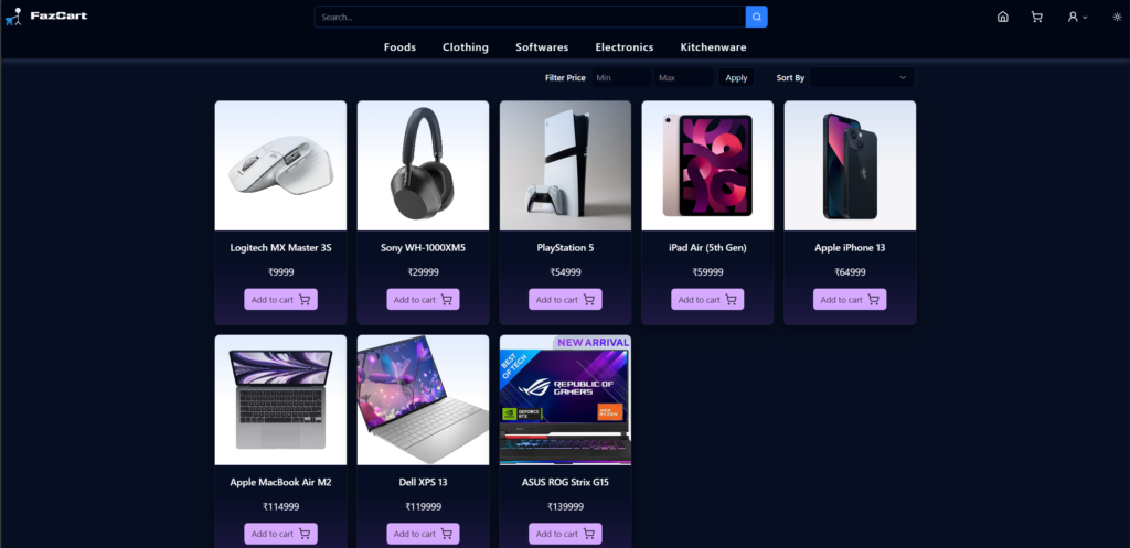 Développement moderne de sites web en ligne - portfolio - 1