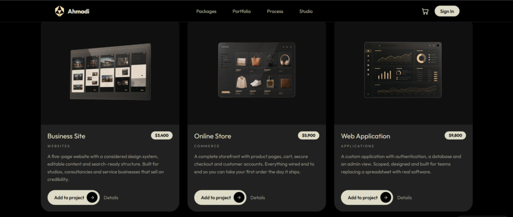 Sahil Ahmadi - portfolio - 1