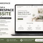 I will setup a squarespace website for your therapist practice