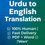 I will translate your documents, assignments, contents as anything you need
