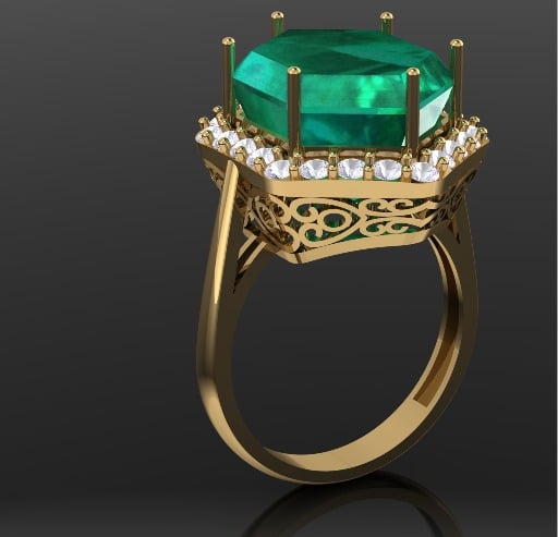 I will design custom 3D CAD jewelry models ready for 3D printing - portfolio - 0