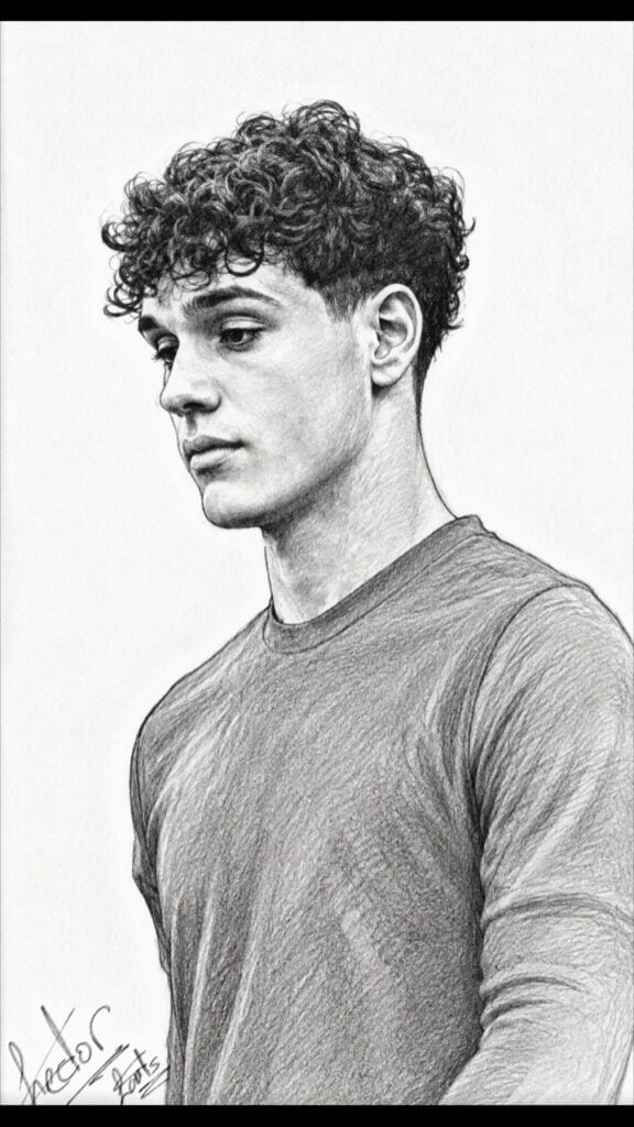 🎨 رسم بورتريه احترافي بالقلم الرصاص من صورتك هل تريد تحويل صورتك المفضلة إلى رسم فني جميل بالقلم الرصاص؟ ✏️🖼️ أقوم برسم البورتريهات يدويًا - معرض الأعمال - 1