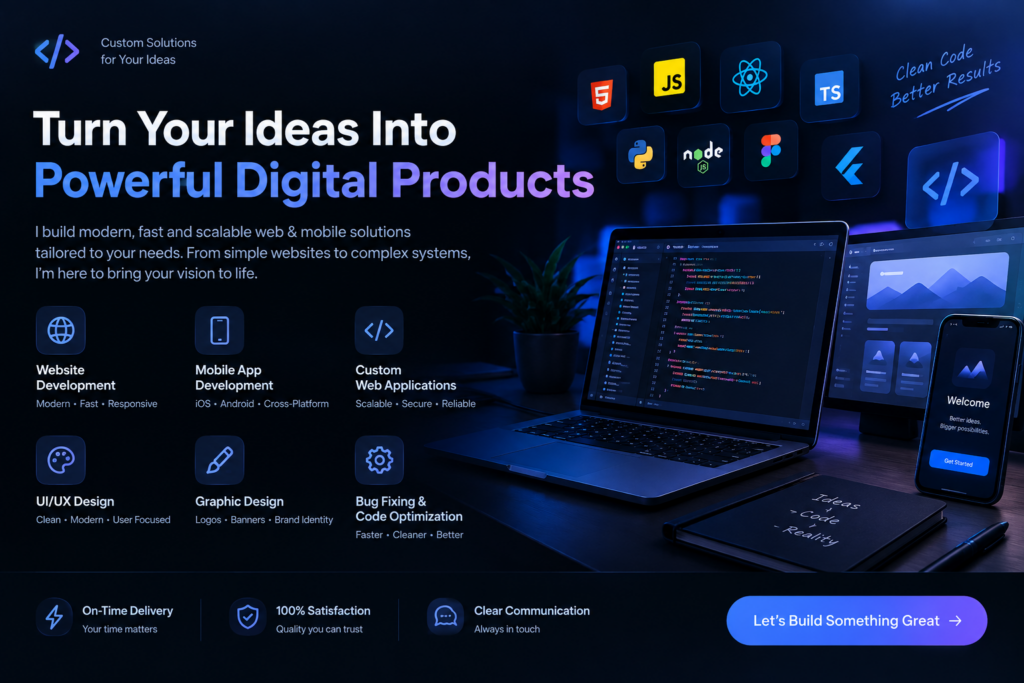 I Will create your website, Bot , app , in 1 day