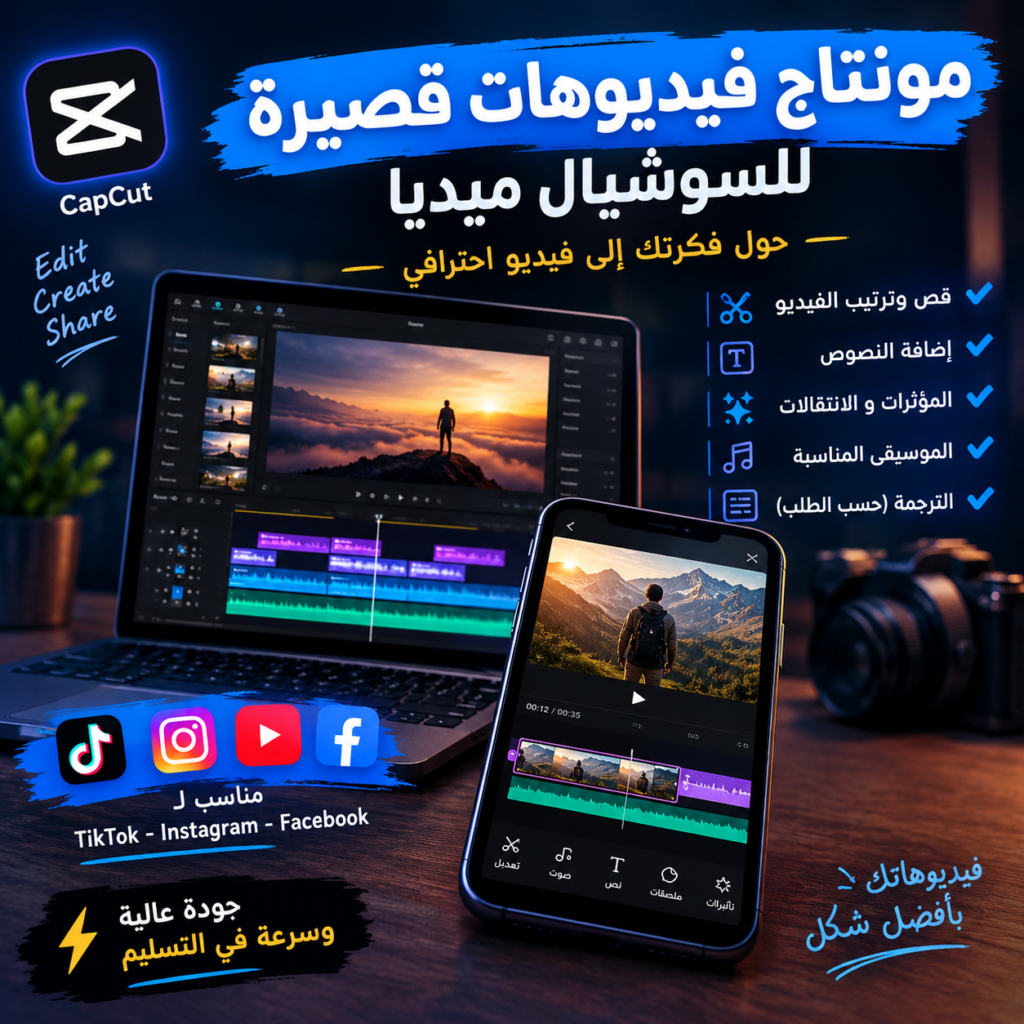 Short-form video editing for social media