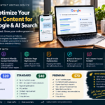 I Will Optimize Your Website Content for SEO, Google & AI Search