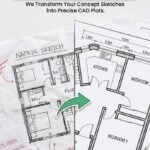 I will convert your sketches or PDFs into precise AutoCAD 2D drafts