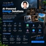 I will Design your company Content through AI