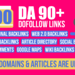 All In One SEO, Web2, Guest posts, Profile, Bookmark, Blog Comments, Maps All Aged Domains