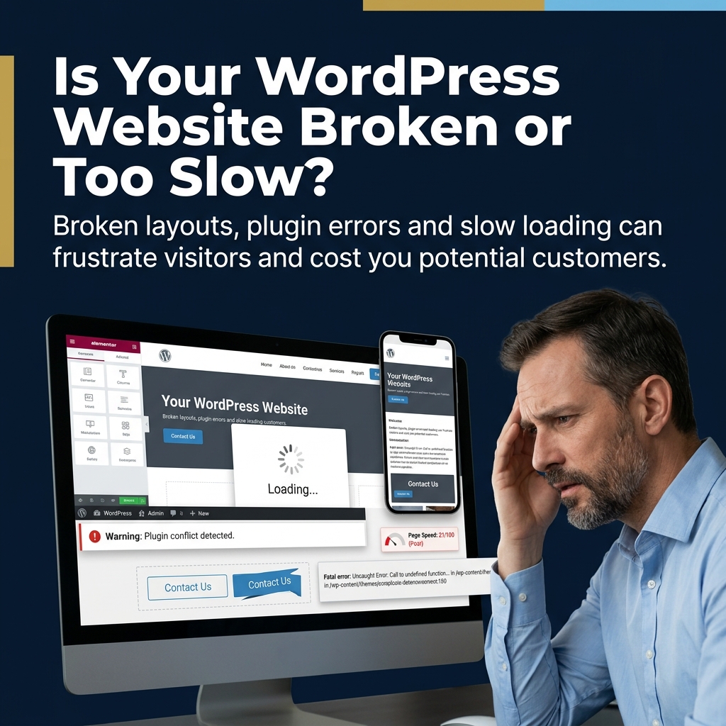 Je réparerai vos bugs WordPress, corrigerai Elementor et optimiserai la vitesse de votre site