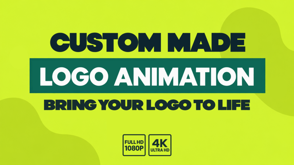 I will create a custom 2D logo animation