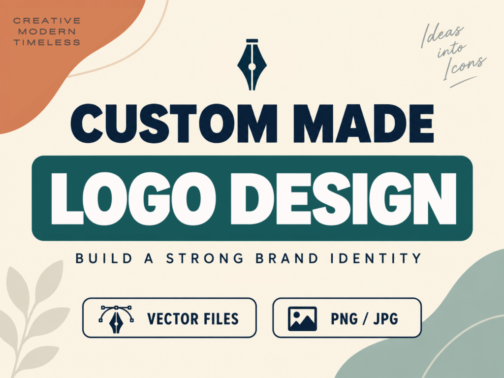 I will design a modern and professional logo for your brand