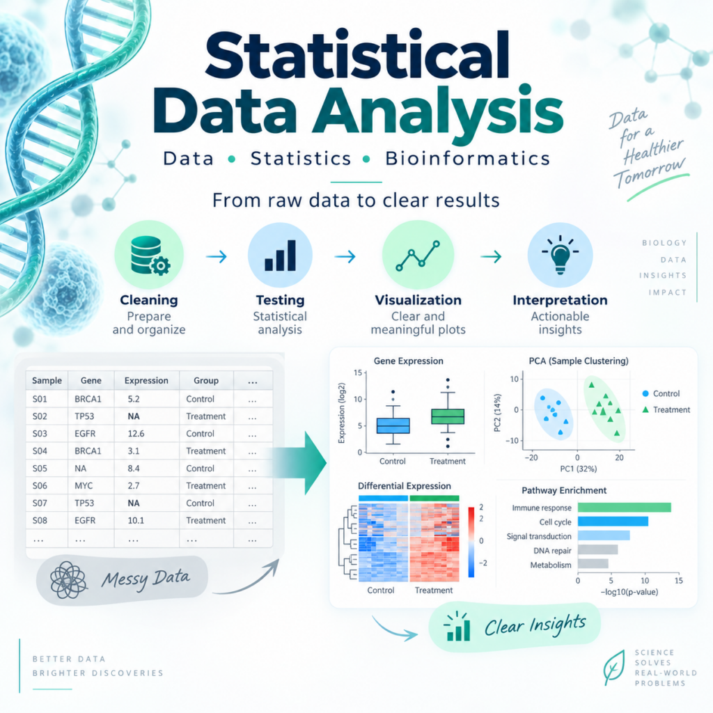 Statistical Data Analysis for Research Projects