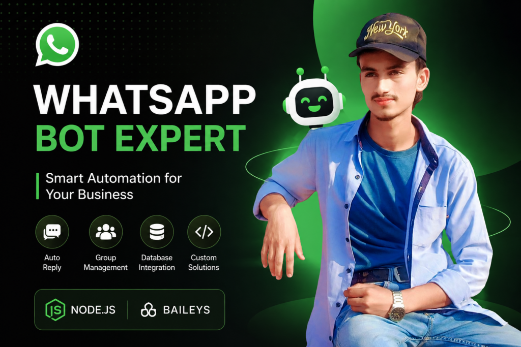 Je développerai un bot WhatsApp personnalisé et des flux de discussion automatisés