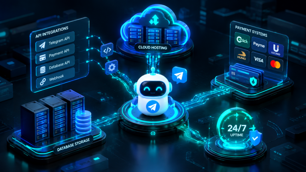 I will develop a custom automated Telegram bot for your business - portfolio - 1