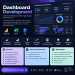 Je créerai des tableaux de bord interactifs et professionnels avec Power BI, Excel et SQL, en transformant vos données brutes en KPI, tendances et informations exploitables