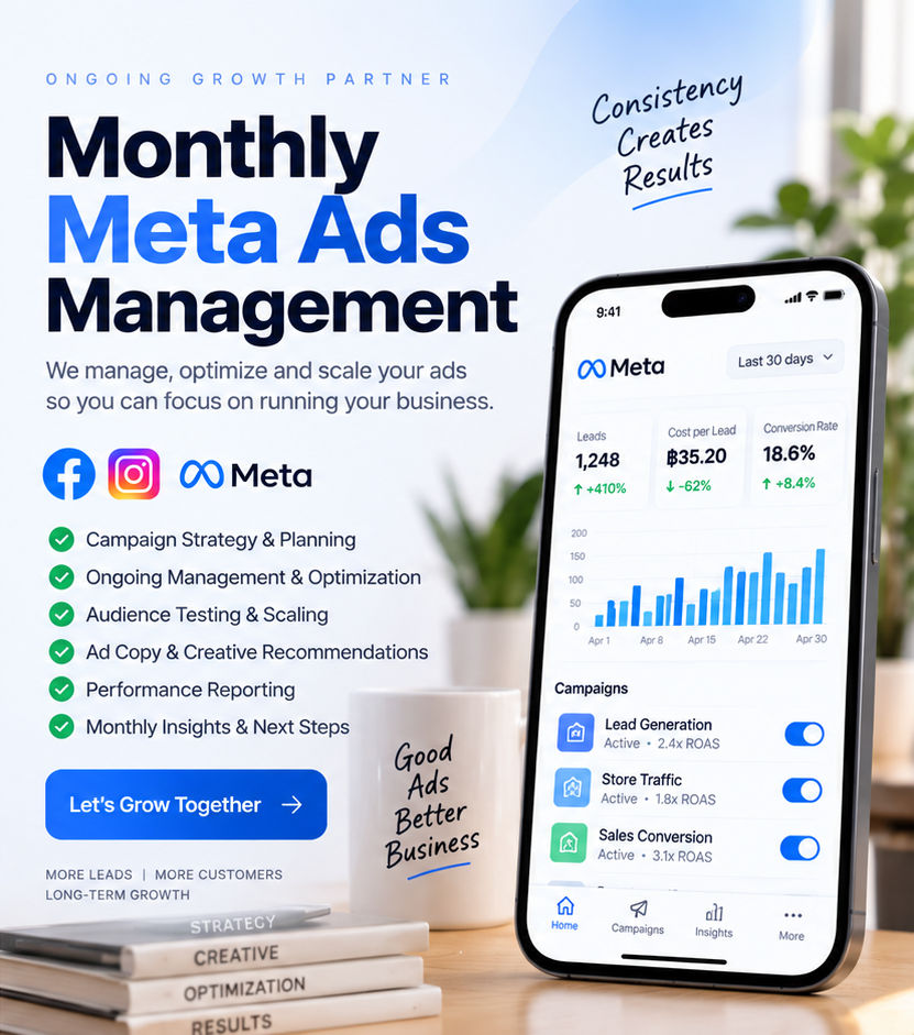 I will manage and optimize your Meta Ads campaigns monthly